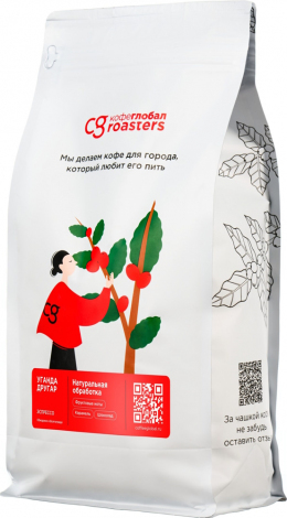 Кофе в зёрнах COFFEE GLOBAL Уганда Другар (1 кг)